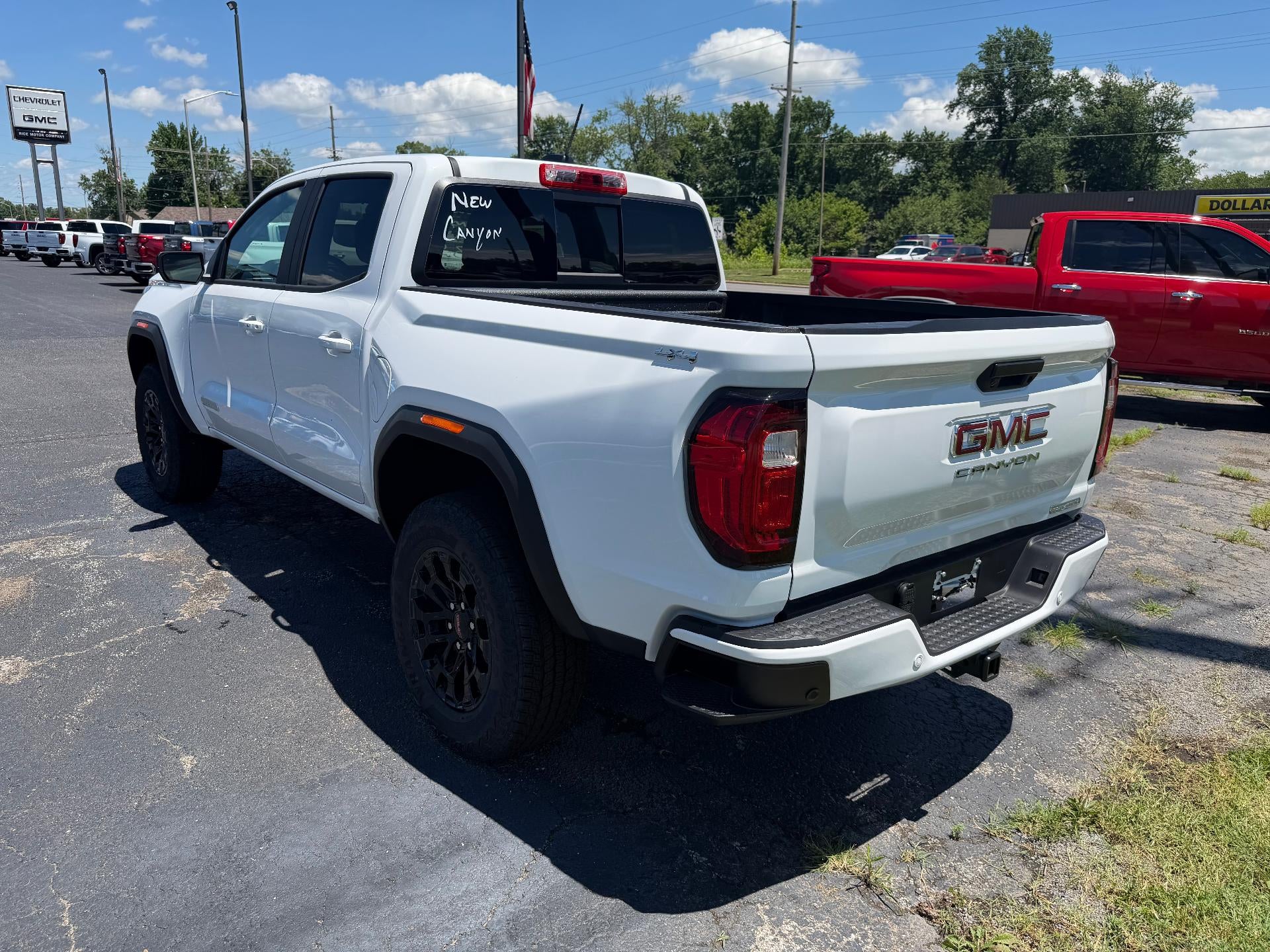 2026 GMC Canyon — rear three-quarter view